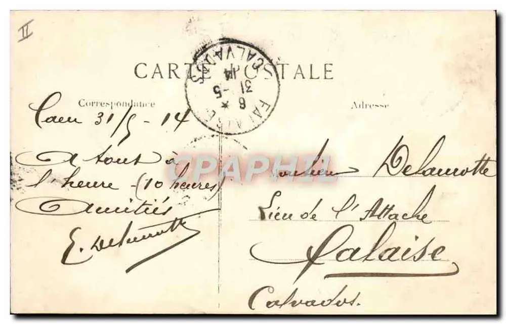 Caen — O Teatro — M.C.F.L. Paris-Meudon - Verso