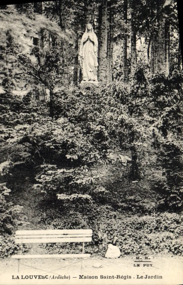 La Louvesc (Ardeche) — Maison Saint-Régis. Der Garten — M. B. Le Puy - Vorderseite