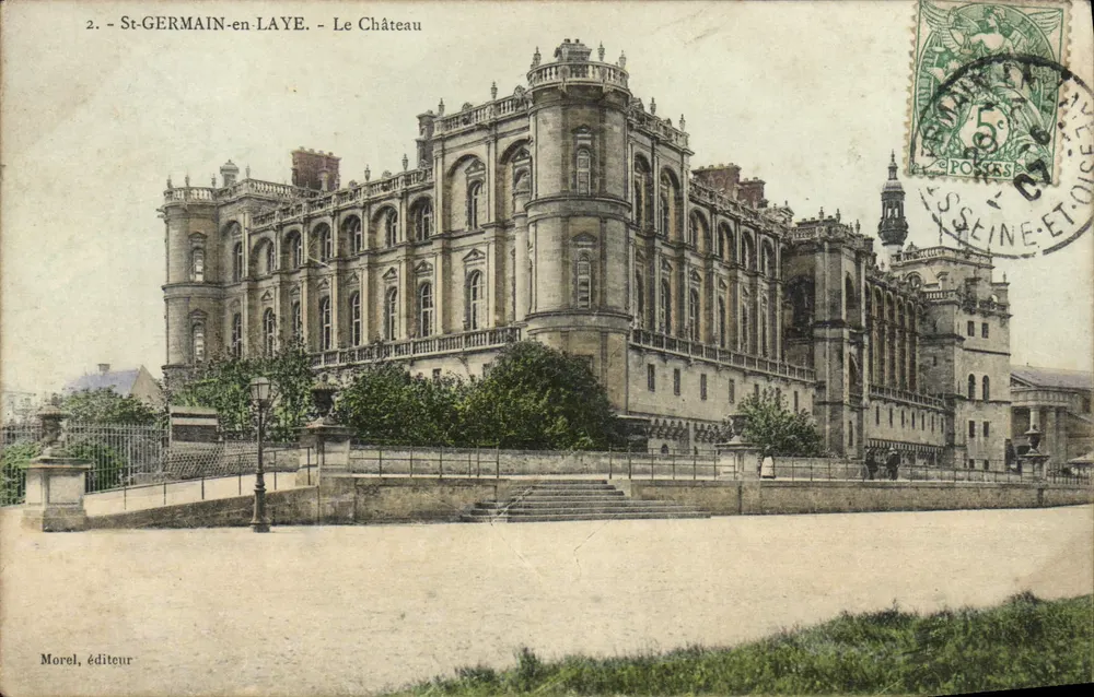 St-GERMAIN-en-LAYE - A Vista do Castelo — Morel, editor - Frente