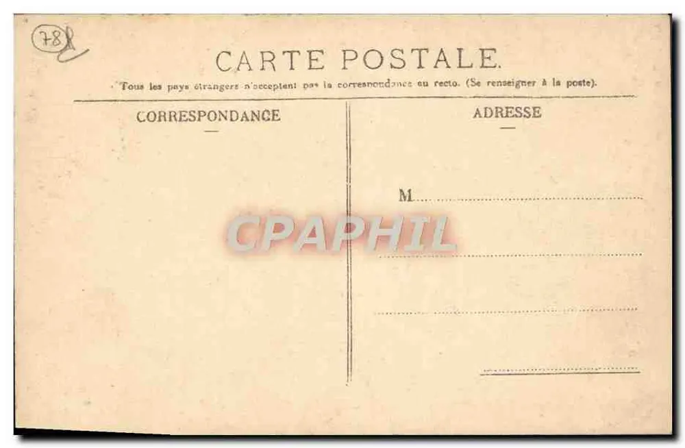Bosque de Saint-Germain-en-Laye — El Roble del Bon-Secours — A.C., 165, rue de Rome - Reverso