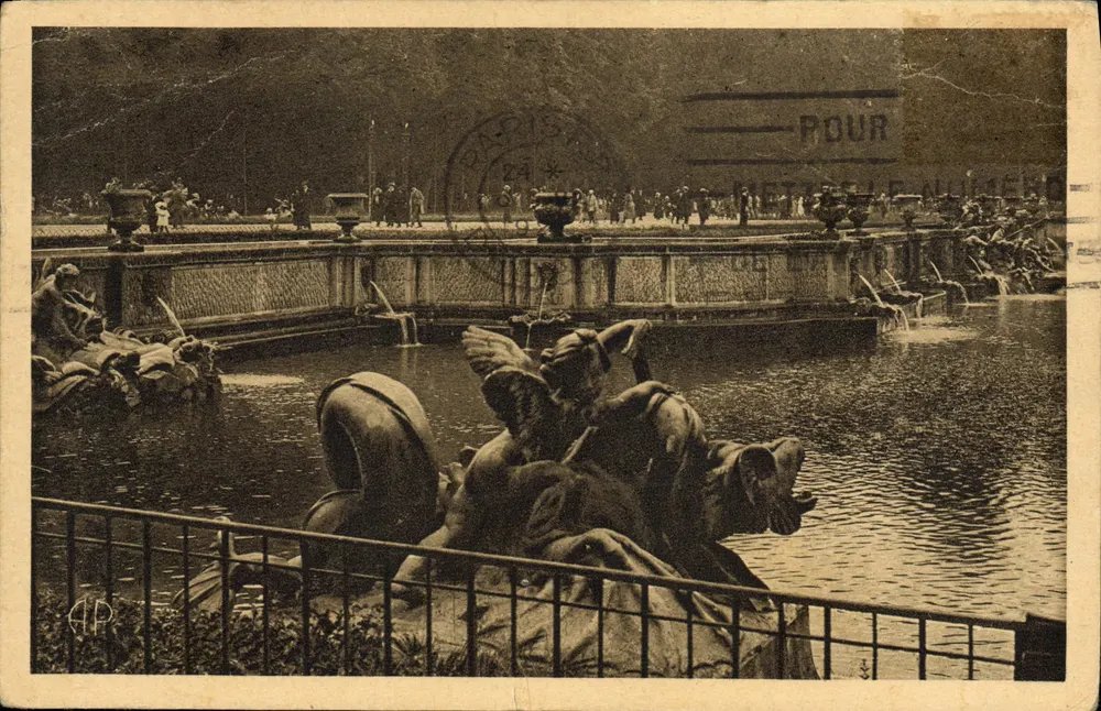 Le Parc - Le Bassin de Neptune — Versailles, éditeur E. Papéhin, Paris - Vorderseite