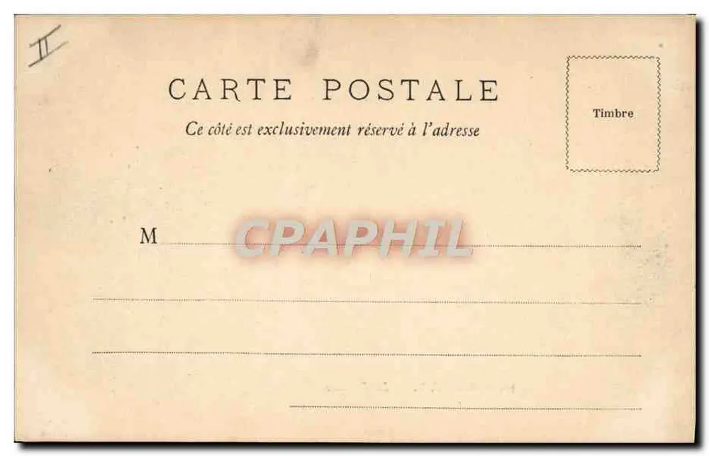 Bordeaux — A Alfândega — W. F. Déposé - Verso