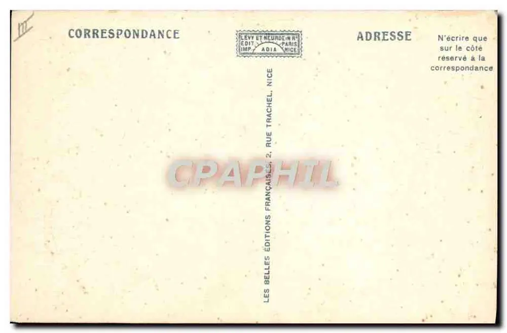 Grimaldi-Ventimiglia (Itália) — Fronteira Italo-Francesa — Editor Adia, n° 101 - Verso