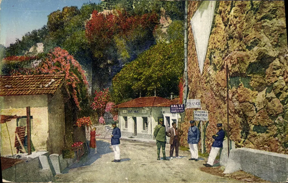 San Luigi - Fronteira italiana - Ponte - Editor R. Marceau, Nice - Frente