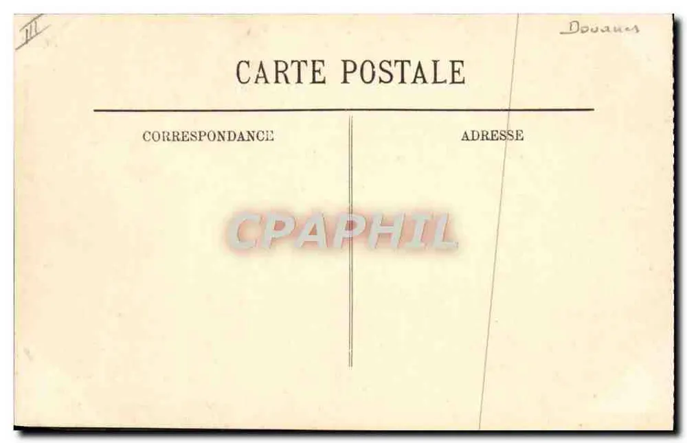 Menton — Italienische Grenze — Die Roten Felsen — I.L. - Rückseite