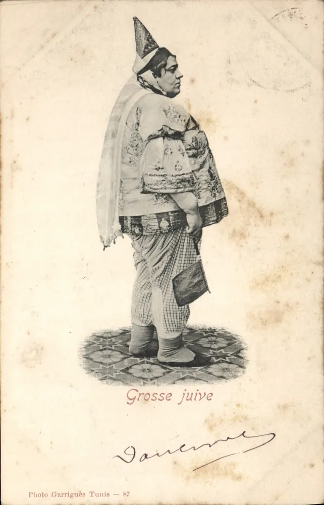 Grosse juive — Tunisi — Foto Garrigues — 87 - Recto