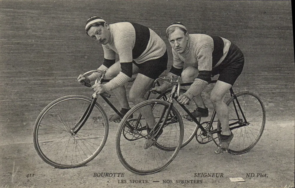 Os Esportes — Nossos Sprinters — BOUROTTE e SEIGNEUR — ND Fot. - Frente