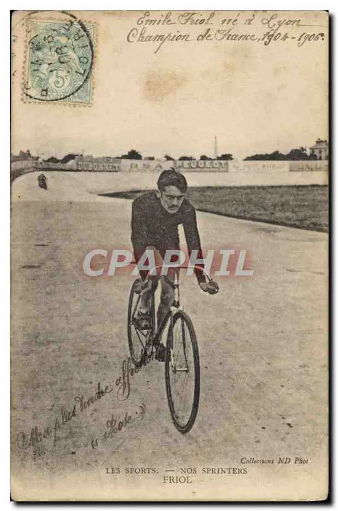 Émile Friol — Campeão da França 1904-1906 — Coleções ND Phot - Frente