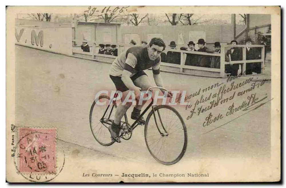 Les Coureurs — Jacquelin, le Champion National — B. E. PARIS - Vorderseite