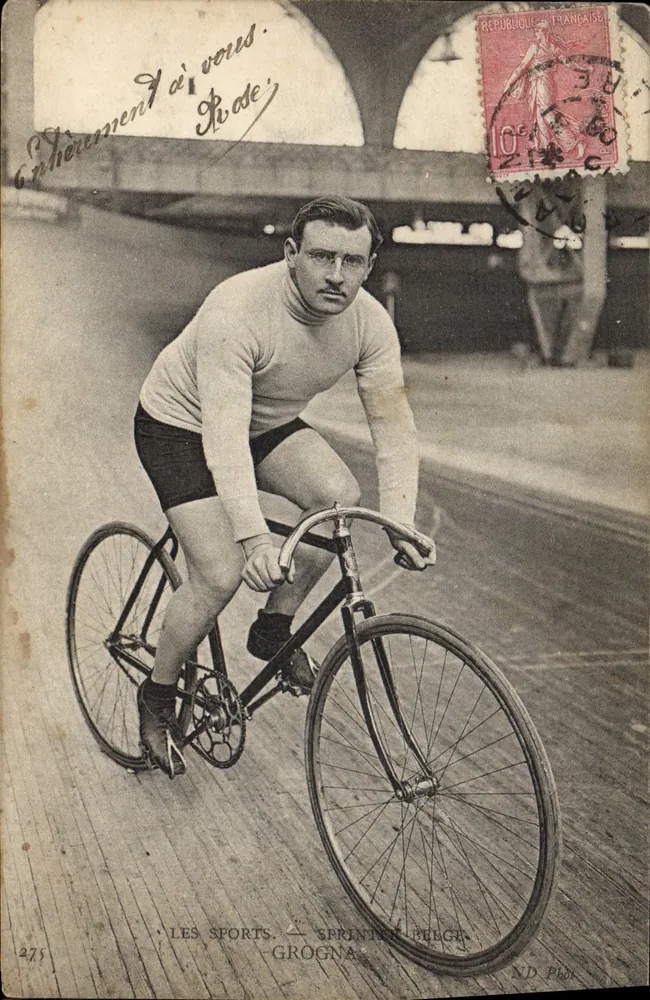 Ciclista belga — Grogna — ND Phot - Frente