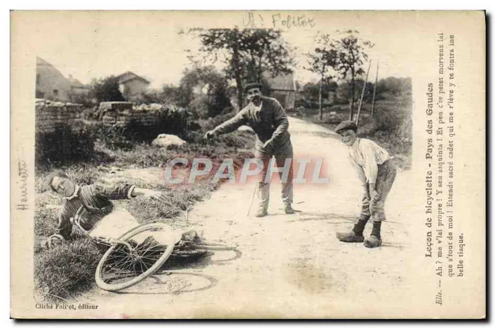 Bicykel-Lektion - Pays des Gaudes — Foliot Cliché, Verlag - Vorderseite