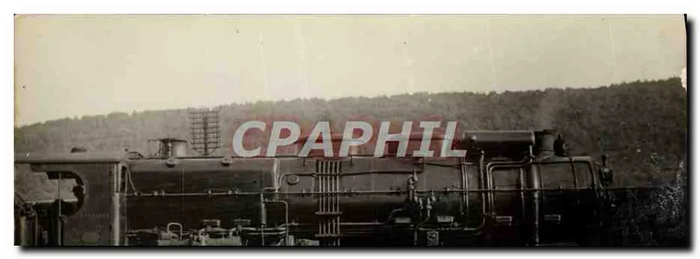Locomotiva a vapore — vista laterale — editore Hermann, n° 138 NB - Recto