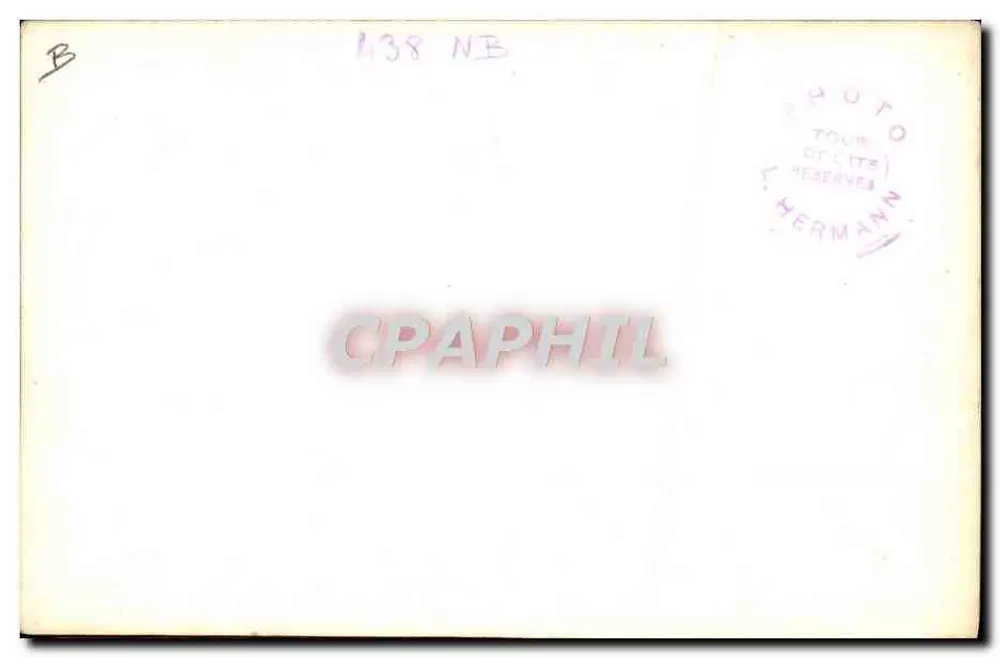 Locomotiva a vapore — vista laterale — editore Hermann, n° 138 NB - Verso