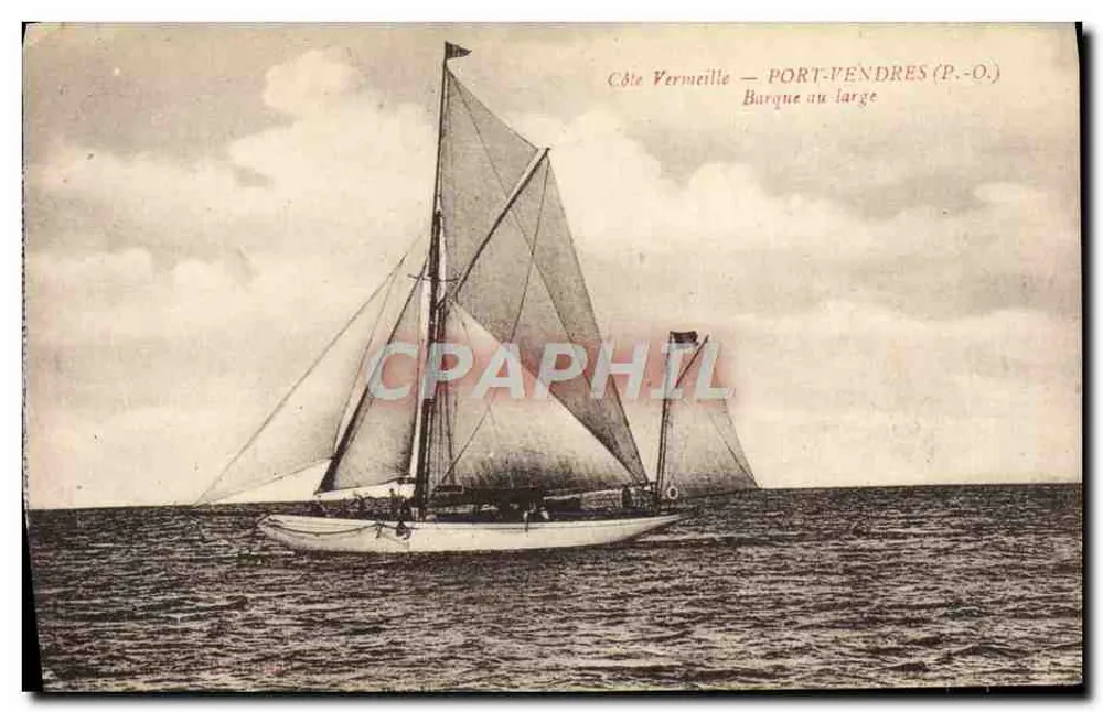 Côte Vermeille — PORT-VENDRES (P.-O.) — Burque im Hintergrund - Vorderseite