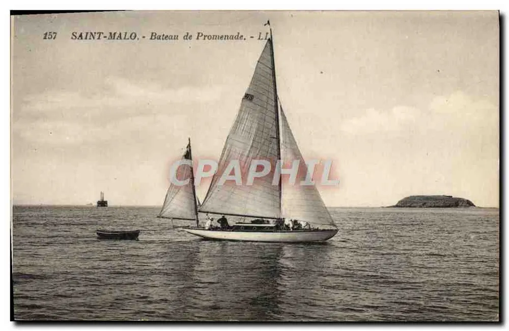 Saint-Malo - Promenadenboot - L.I. - n°157 - Vorderseite