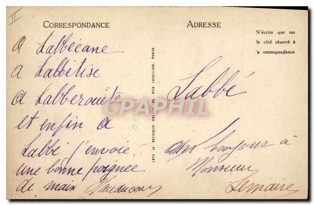 Saint-Malo - Promenadenboot - L.I. - n°157 - Rückseite