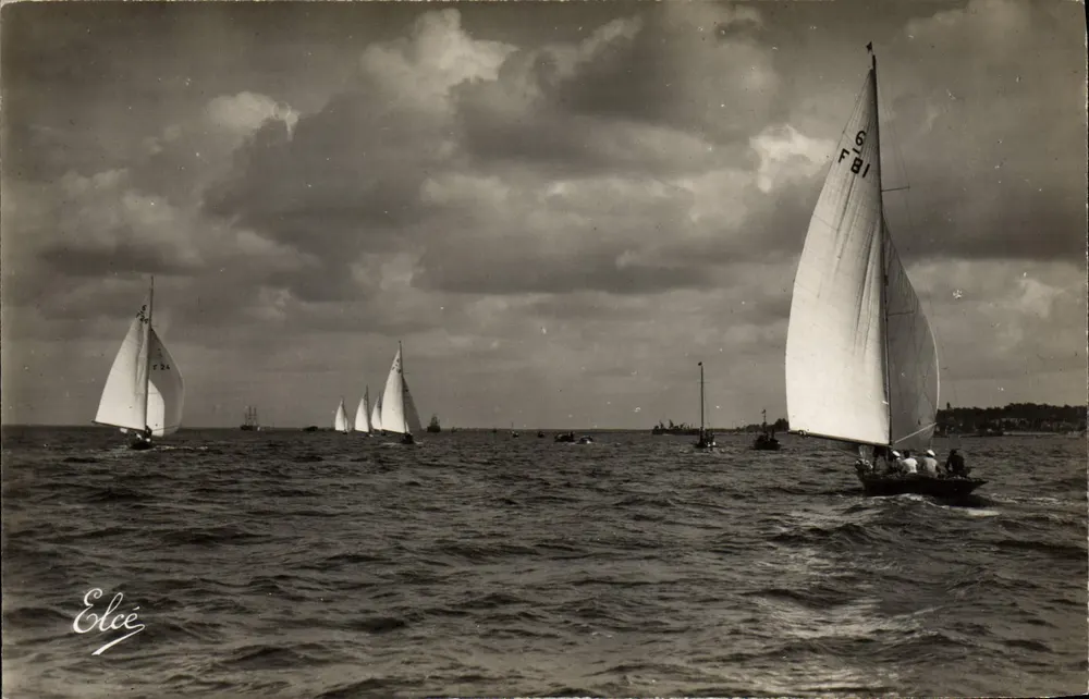 Regatten am Bassin d'Arcachon — Verlag Victor Hugo — n° 565 - Vorderseite
