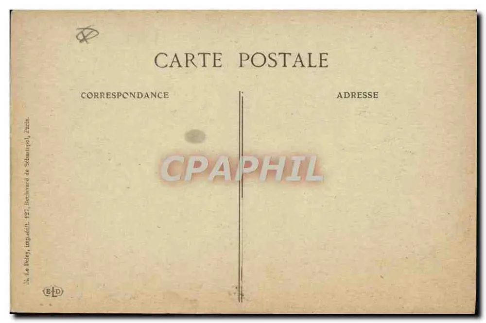 Die Toilette — BadeSzene — Verlag La Fidèle, Paris - Rückseite