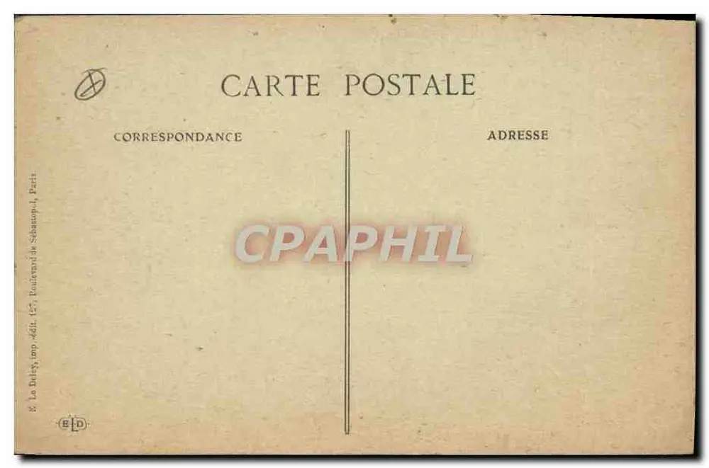 Das Erwachen — Szene des Ankleidens — La Detry, Paris - Rückseite