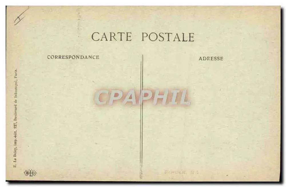 Le Repos — Éditeur E. Le Dûry, Paris - Verso