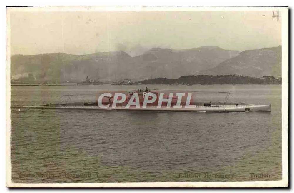 U-Boot der Flottille — Toulon — Edition H. Fauvry - Vorderseite