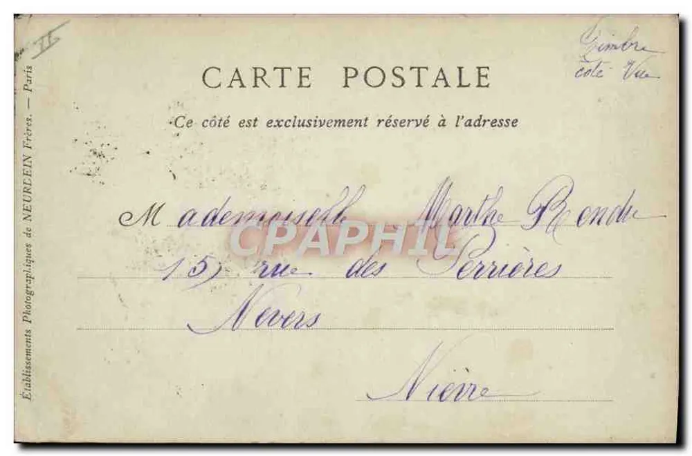 Chartres — O Teatro — Collections ND Pilot - Verso