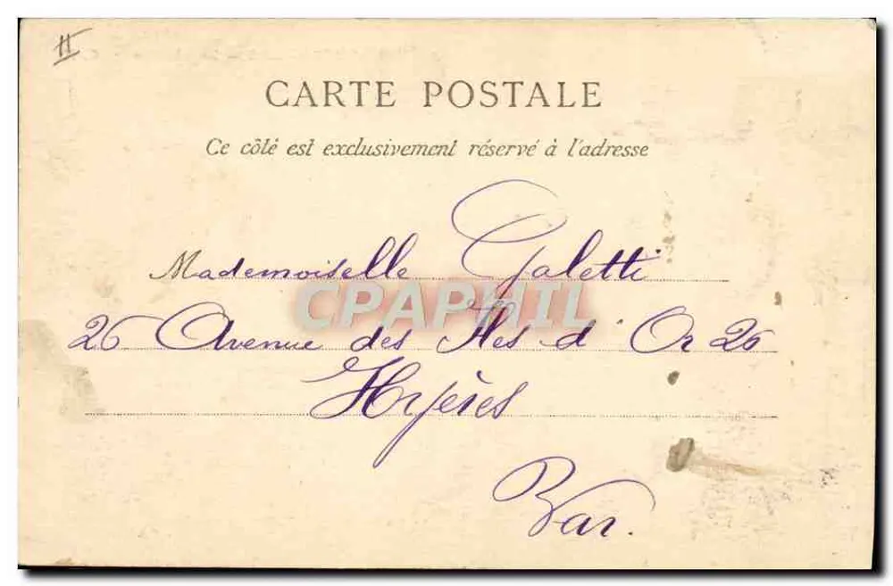 Cherbourg — O Teatro — G. F. n°782 - Verso
