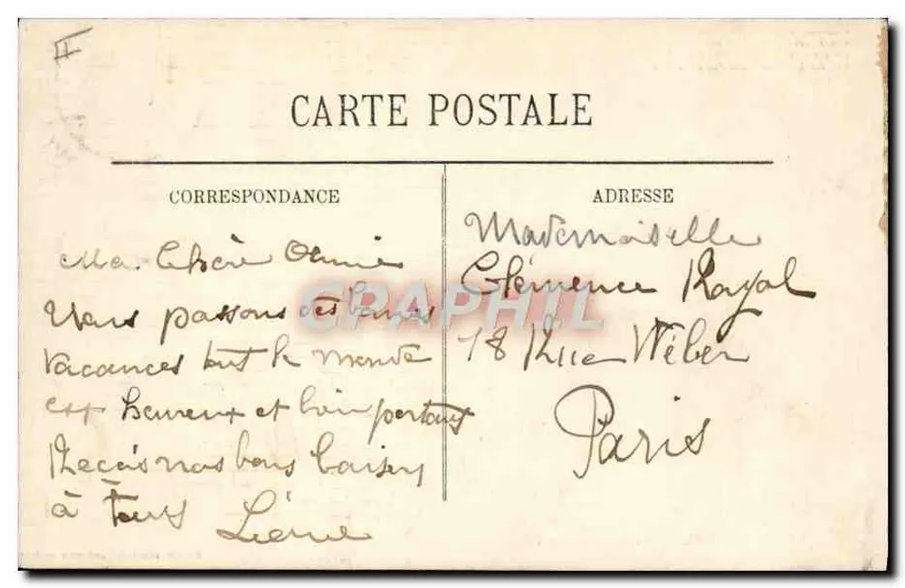 Cahors — O Teatro — LL. — Edição especial Euphrasie Imbert - Verso