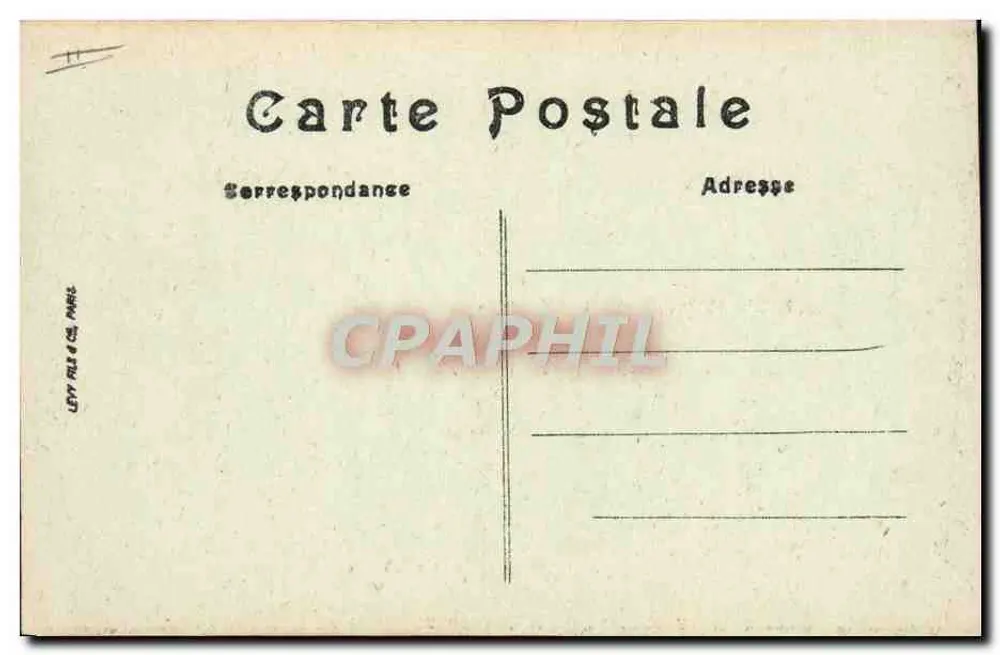 Chambéry — Das Theater und die Rue d'Italie — Verlag Lefèvre & Cie, Paris, Nr. 40 - Rückseite