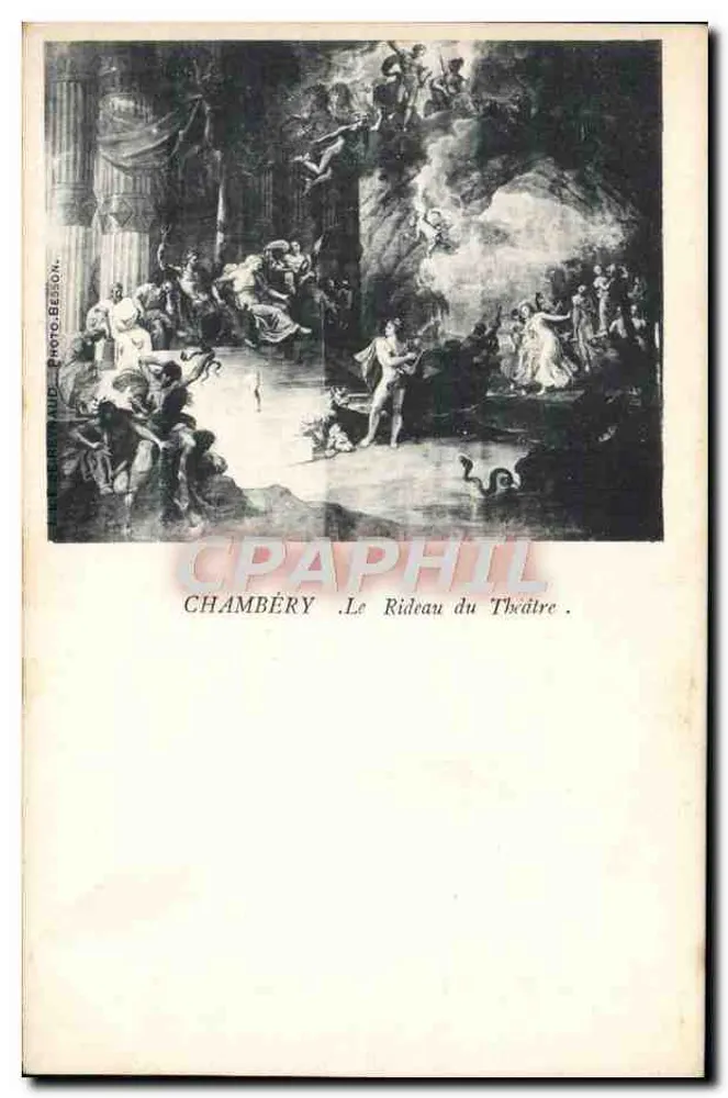 Chambéry — O Cortinado do Teatro — Foto Besson - Frente