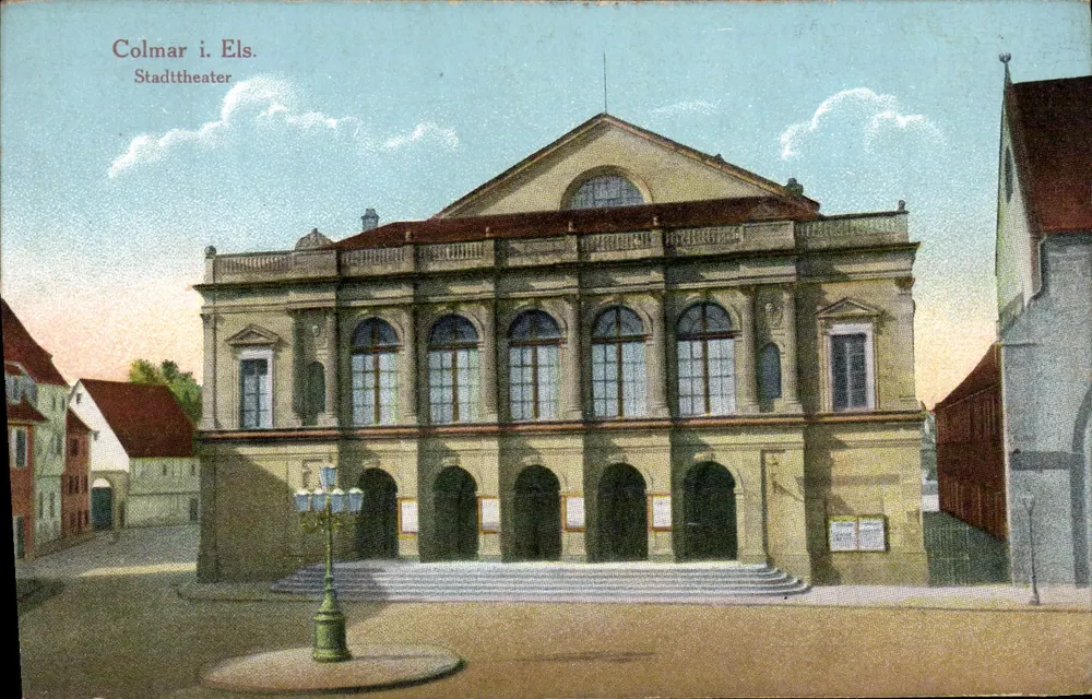 Colmar i. Els. — Stadtttheater — editor O. G. Cramer, N° 504 - Frente