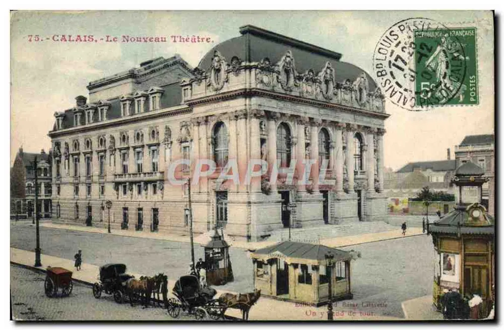 Calais — Le Nouveau Théâtre — Éditeur : Éditions de la Rue Lafayette, n°75 - Frente