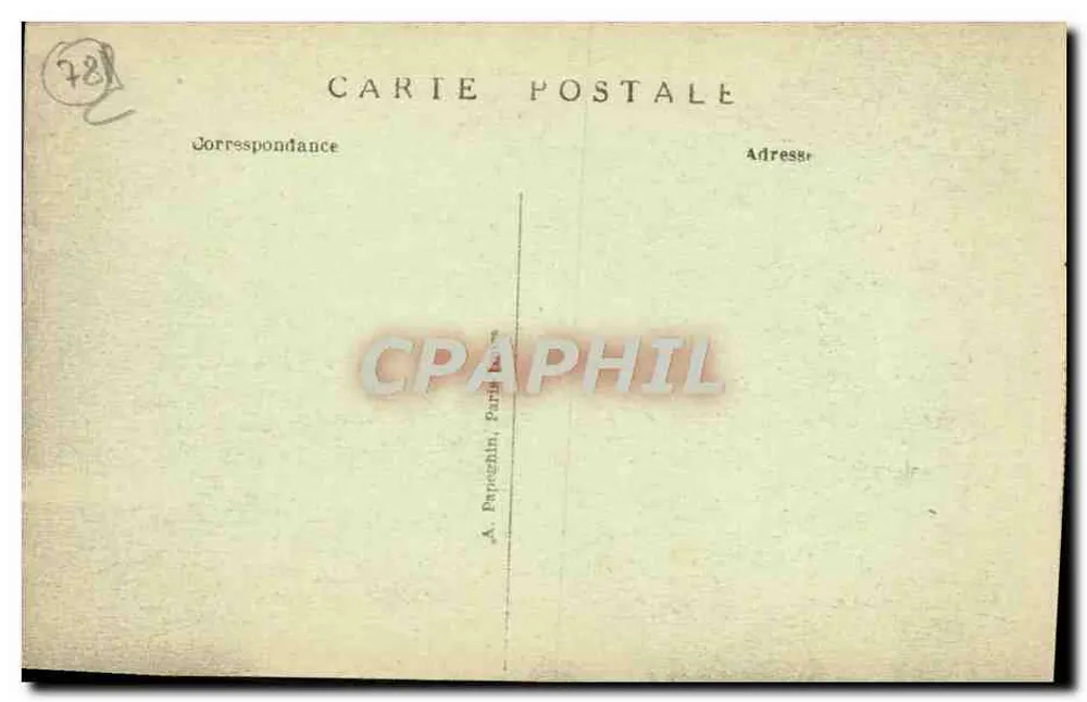 Versalhes — O Parque — Os Banhos de Apolo — A. P. n°36 - Verso