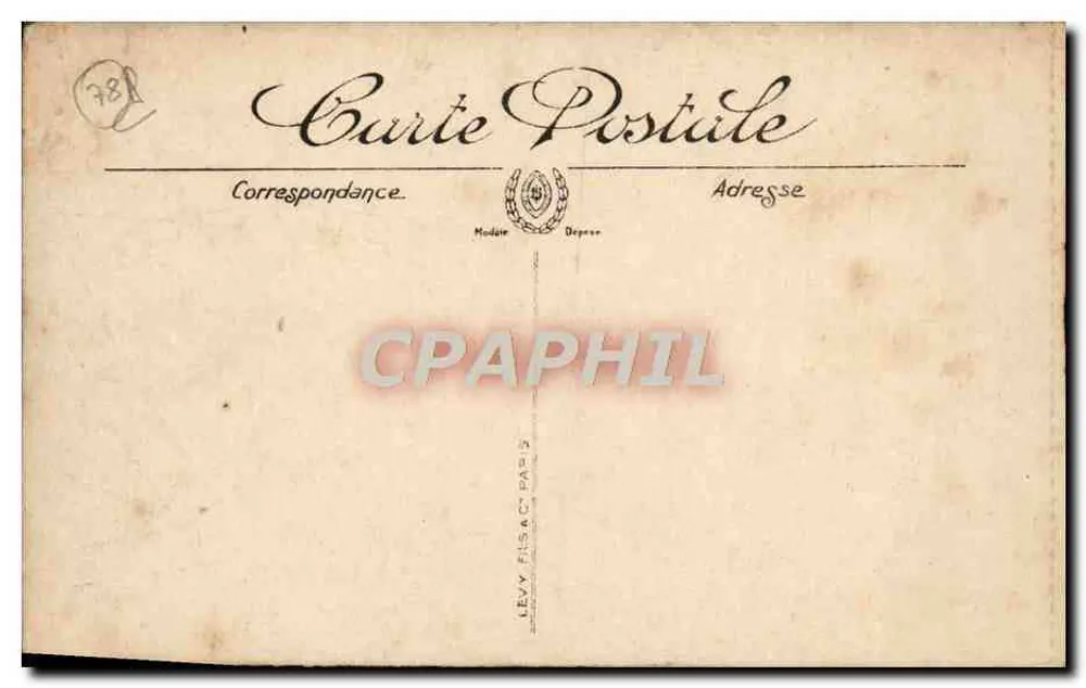 Palácio de Versalhes — A Grade de Honra — editor L.L. - Verso