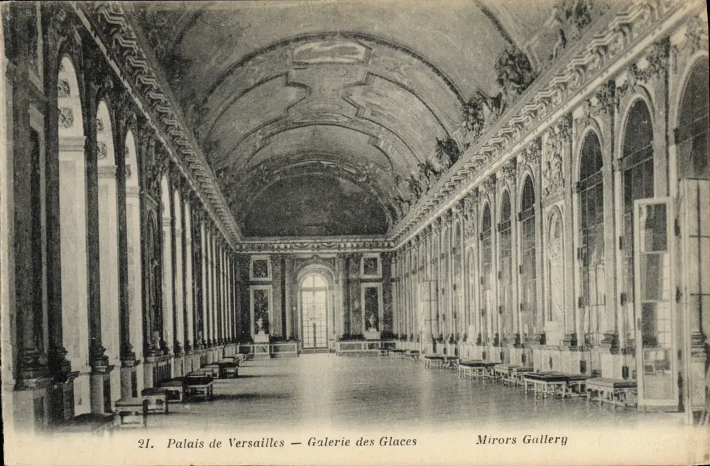 Palast von Versailles — Galerie der Spiegel — Impr. EDIA, Versailles - Vorderseite