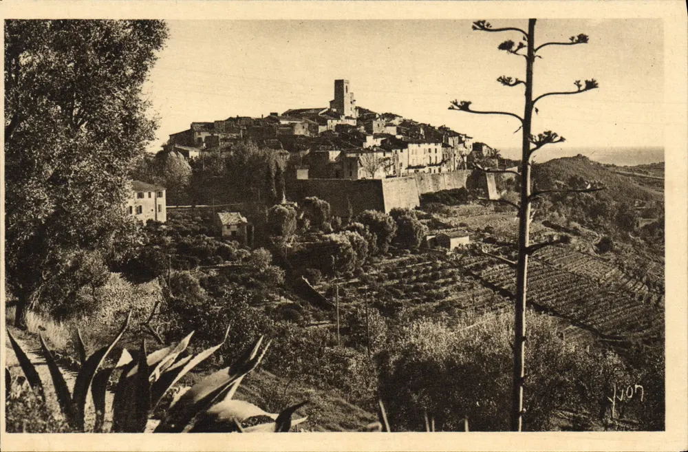 Saint-Paul (Alpes-Maritimes) — Widok ogólny — La Douce France, nr 377 - Awers