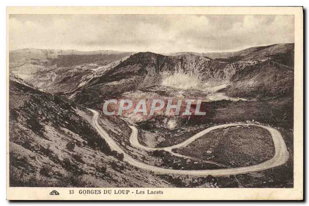 Gorges do Lobo - Les Lacets — editor: Cie Alsacienne des Arts Populaires — Strasbourg - Frente