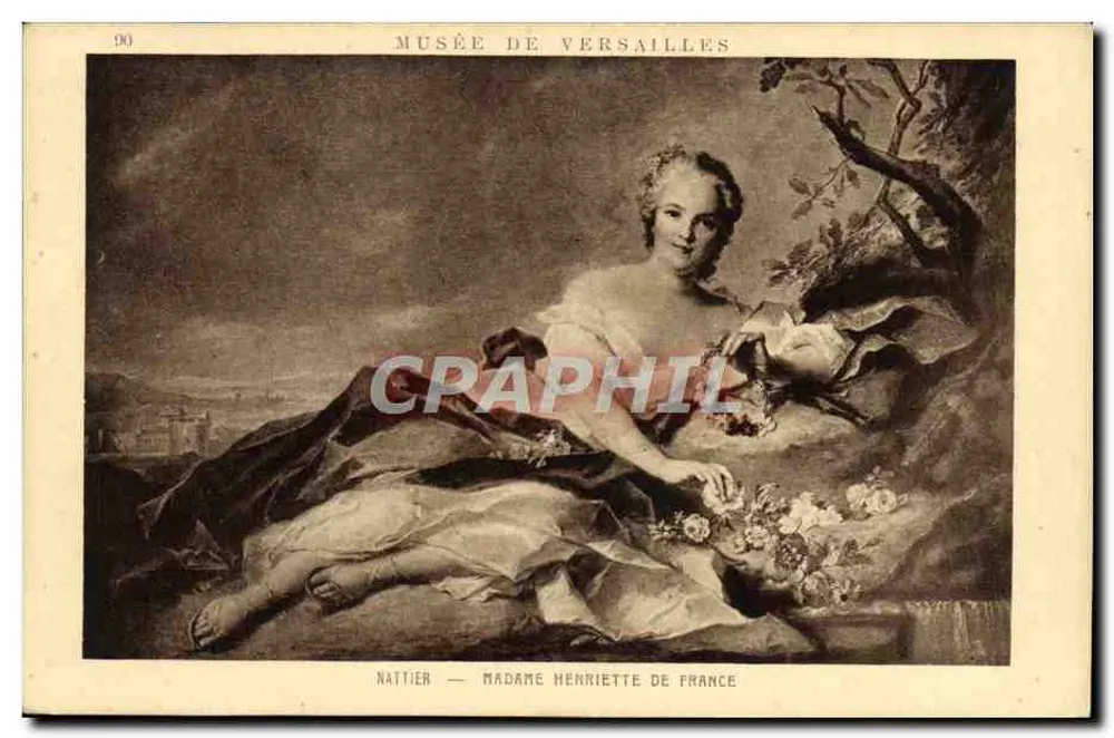 Madame Henriette de France — Musée de Versailles — Nattier — n°90 - Vorderseite