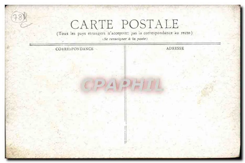 Versalhes — AS COLUNAS (GRANDES ÁGUAS) — Editor ZAERCH, Paris - Verso