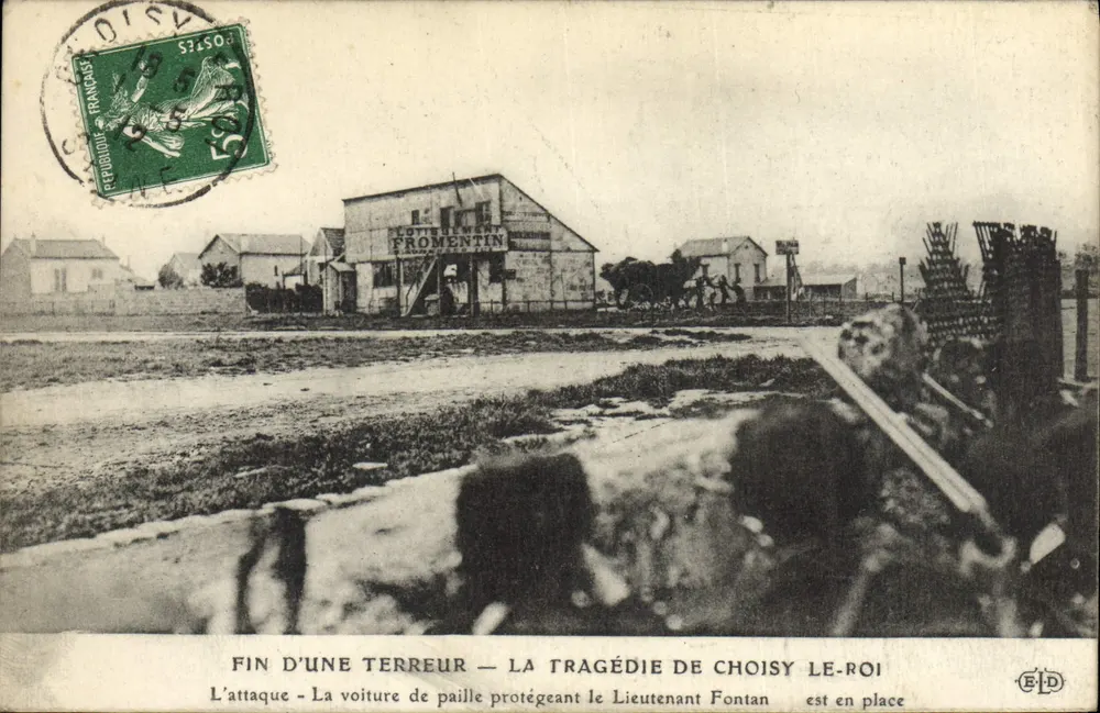 Choisy-le-Roi — Die Tragödie des Leutnants Fontan — Verleger E.D. - Vorderseite