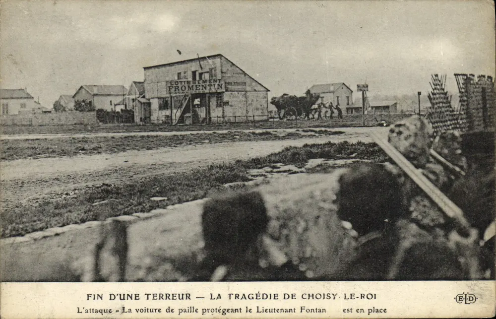 Choisy-le-Roi — Ende einer Terroraktion — Die Tragödie von Choisy-le-Roi — Verlag E.D. - Vorderseite