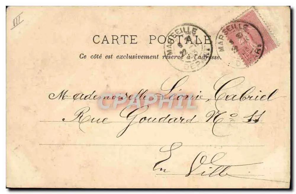 Femme avocat — scène de bureau avec enfant — Cliché A. Morinet, Imp. Phot. J. Royer, Nancy - Verso