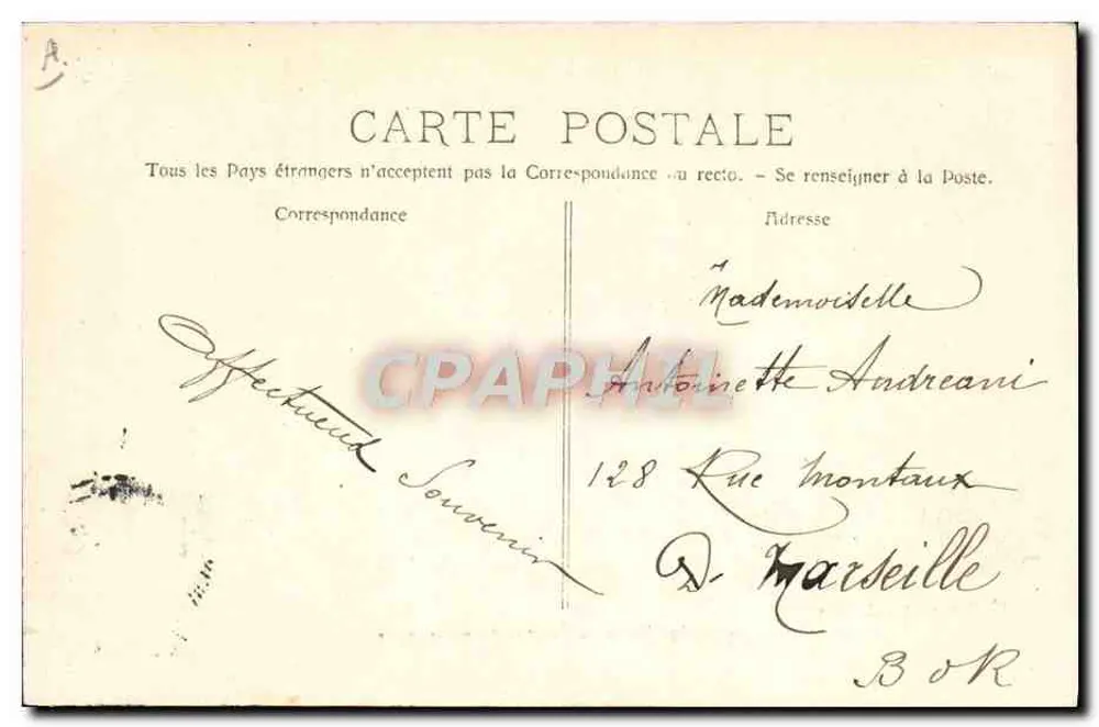Casablanca — Convoi de presos — J. Boussuge - Tanger, n°64 - Verso