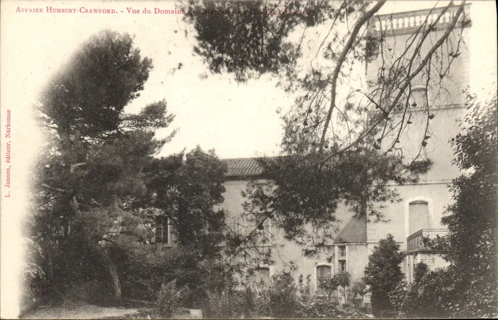 Ansicht des Clérambault-Guts in Narbonne — Humbert-Crawford-Gut — L. Janson, Verleger, Narbonne - Vorderseite
