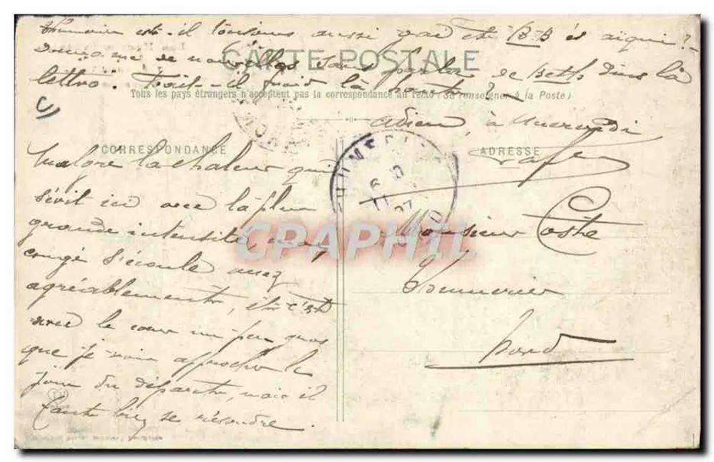Die Hochpyrenäen — Cauterets — Gruppen von Guides — Verlag: J. P. H. Mancaise - Rückseite