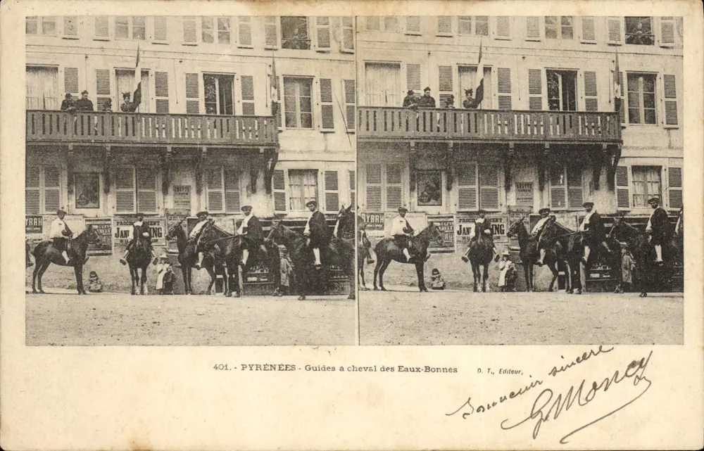 Pirineus - Guias a cavalo das Eaux-Bonnes — D. T., Editor, n° 401 - Frente