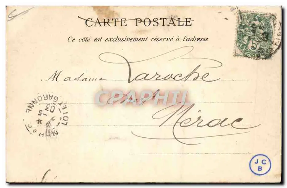 Pirineus - Guias a cavalo das Eaux-Bonnes — D. T., Editor, n° 401 - Verso