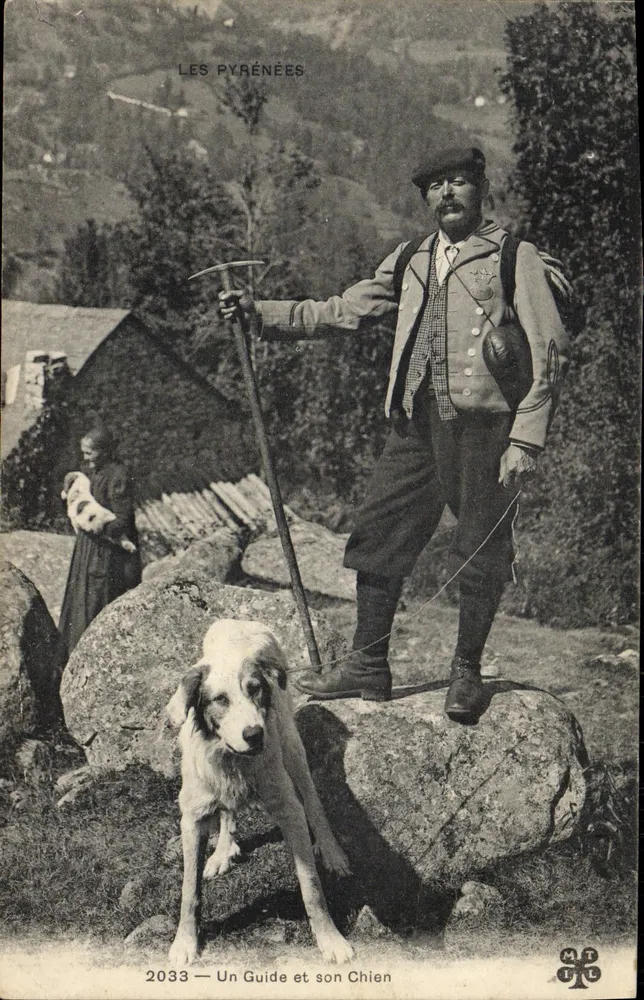 Os Pirineus — Um Guia e seu Cão — Editor CPPL n°2033 - Frente