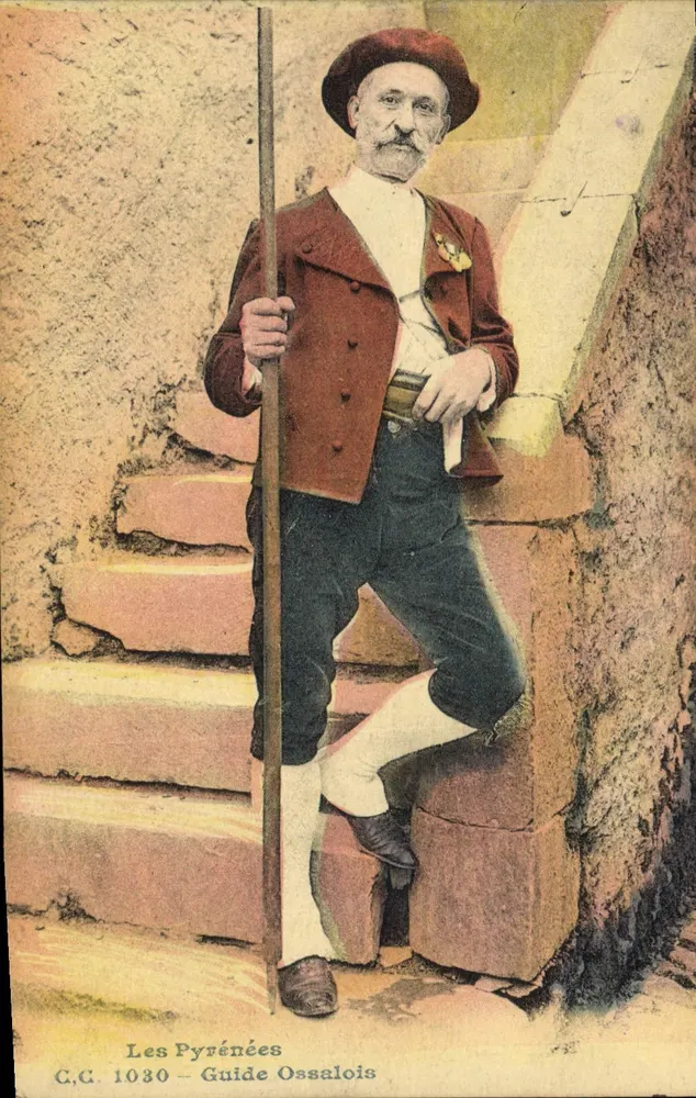 Os Pirineus — Guia Ossalois — C.C. 1030 - Frente