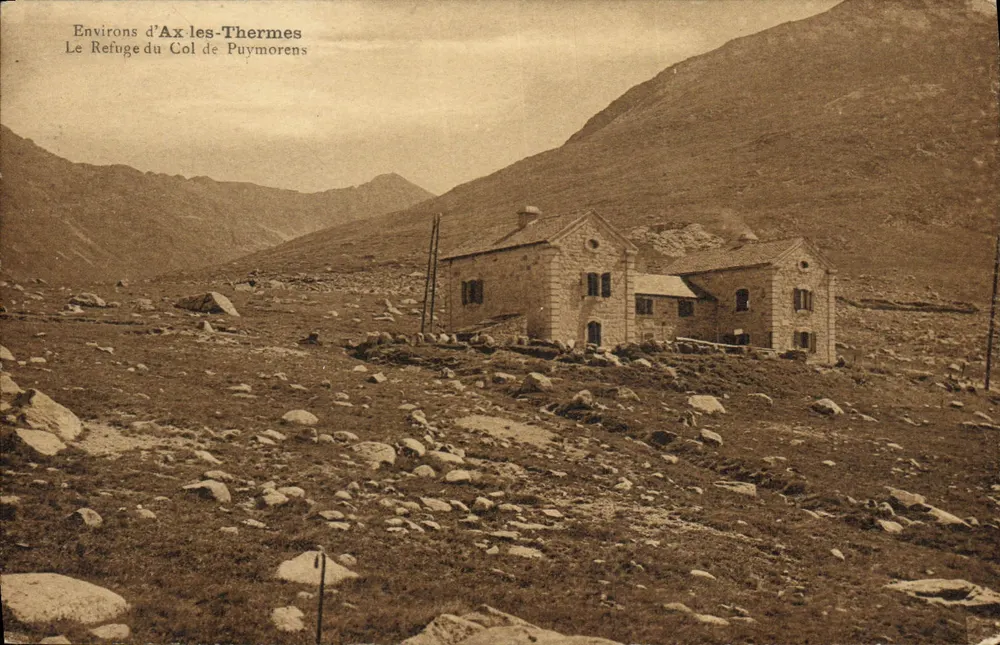 Umgebung von Ax-les-Thermes — Das Refugium am Col de Puymorens — Ansichtskartenverlag - Vorderseite